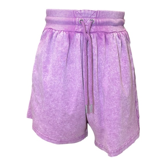 VERY J Mineral Washed Comfy Baggy Shorts NWT - Picture 2 of 10